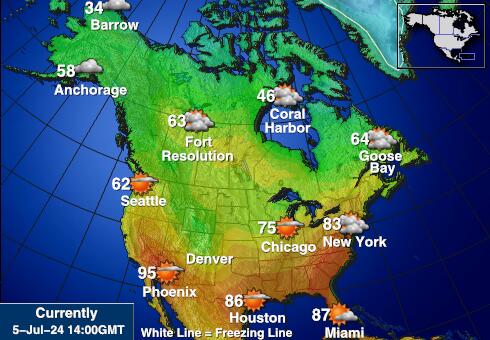 カナダ Northwest Territories 天気予報