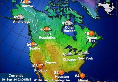 カナダ Northwest Territories 天気予報