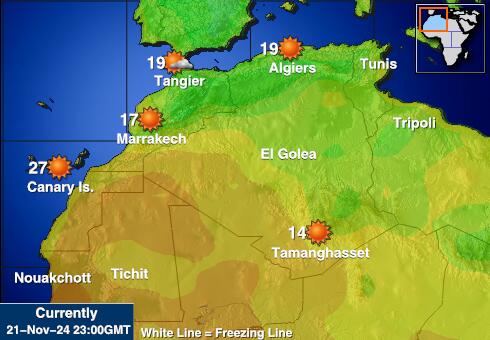 Cape Verde Weather Temperature Map 