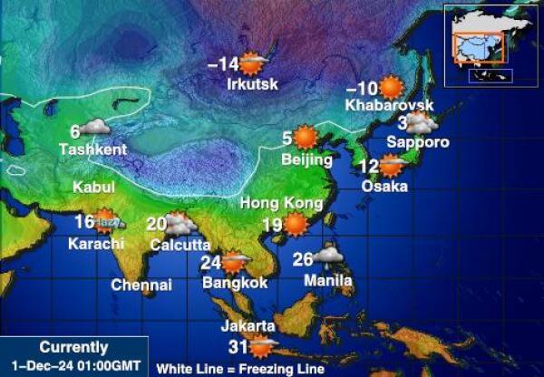 Christmas Island Temperatura meteorologica 