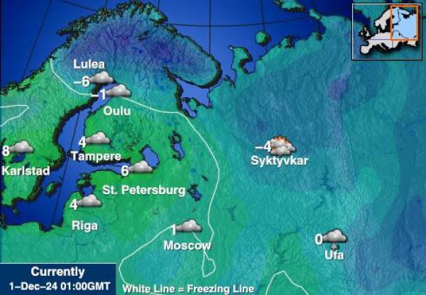 Croatia Temperatura meteorologica 