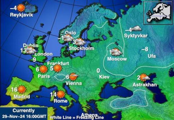 Unione europea Temperatura meteorologica 