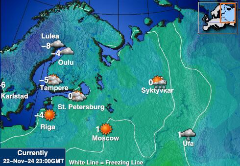 Greece Weather Temperature Map 