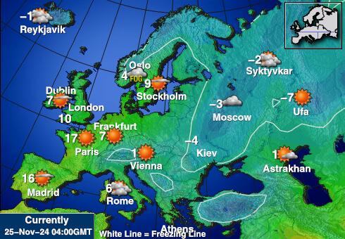 Guernsey Weather Temperature Map 