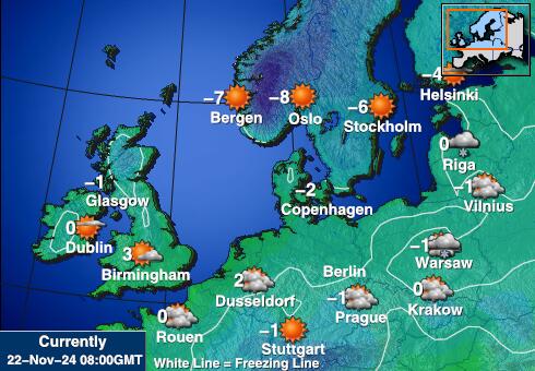 Jersey Weather Temperature Map 