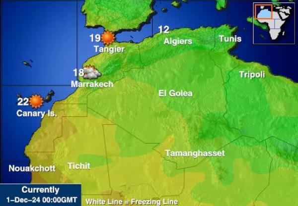 Libya Temperatura meteorologica 