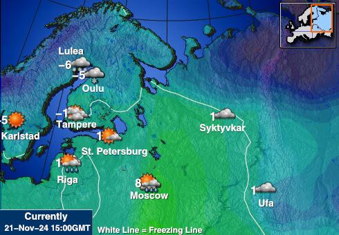 Montenegro Weather Temperature Map 