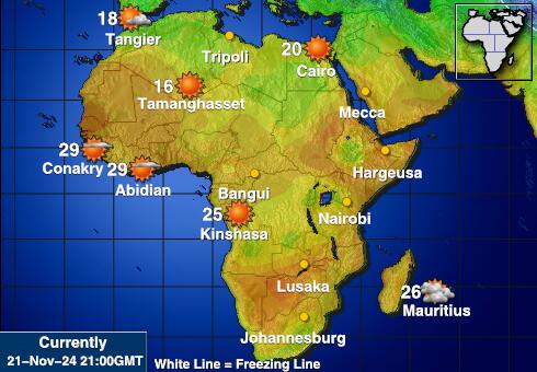 Niger Weather Temperature Map 