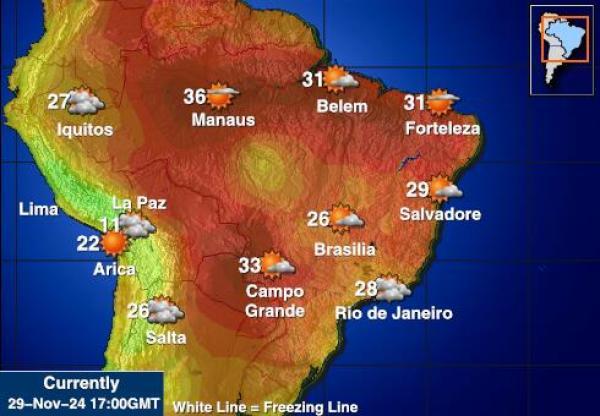 Paraguay Temperatura meteorologica 