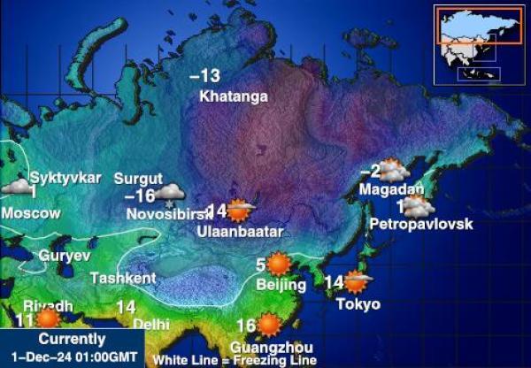 Russia Temperatura meteorologica 