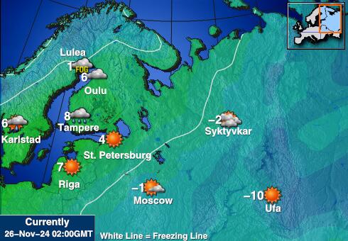 Slovenia Weather Temperature Map 