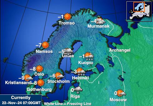 Svalbard Weather Temperature Map 