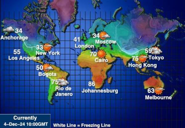 Mondo Temperatura meteorologica 